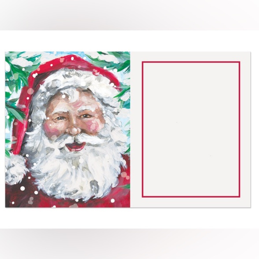 Enchanted Santa Gloss Enclosure Gift Card 3.5x2.25" Pack of 50 - Picture 1 of 6